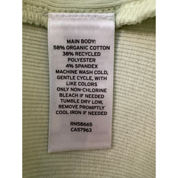 NWT BP. NORDSTROM - Lime Green Organic Cotton Blend Ribbed Bodysuit Size XL - Picture 5 of 5